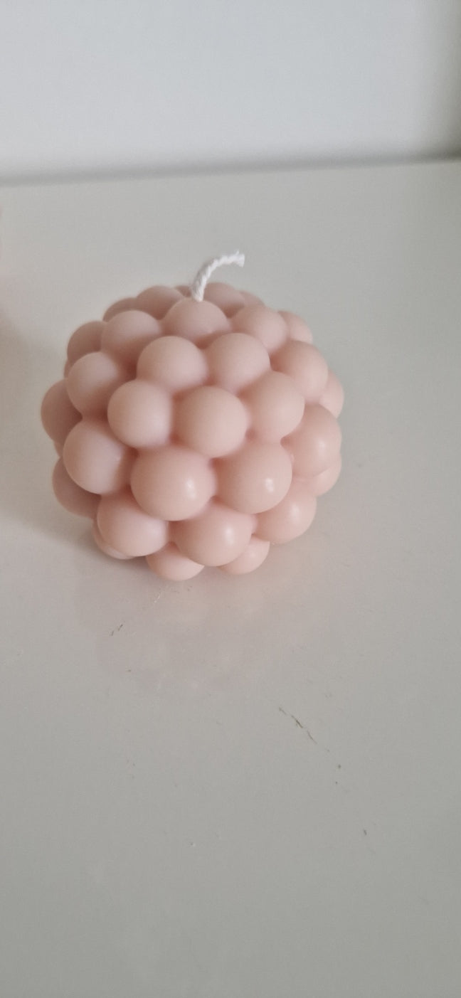 Bougie bulle en cire d’olive – Design moderne et écoresponsable