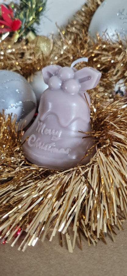 Bougie artisanale « La Cloche » – Cire d’olive & mèche coton – Parfum de Grasse