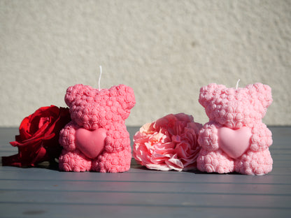 Bougie Artisanale "Câlin Lumineux" – Douceur & Tendresse