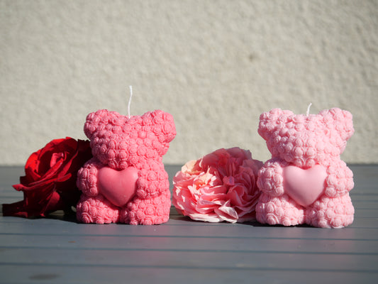 Bougie Artisanale "Câlin Lumineux" – Douceur & Tendresse