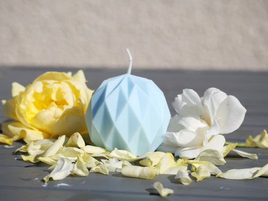 Bougie Origami  – Design Moderne & Décoratif