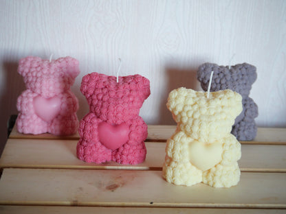 Bougie Artisanale "Câlin Lumineux" – Douceur & Tendresse