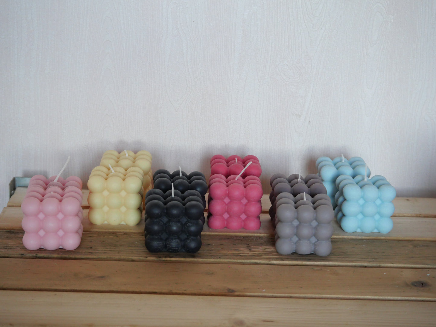 Bougie Artisanale "Carré Chic" – Élégance Géométrique & Minimalisme