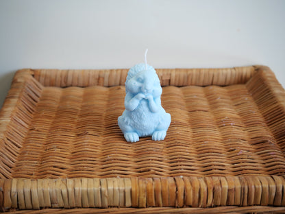 Bougie Artisanale "Écureuil Mystique" – Charme Forestier & Lumière Douce