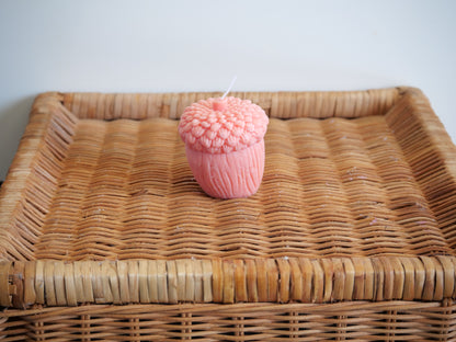 Bougie Artisanale "Noisette Dorée" – Élégance & Douceur