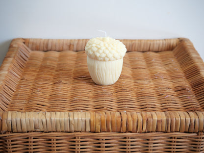 Bougie Artisanale "Noisette Dorée" – Élégance & Douceur