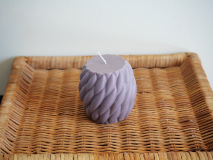 Nœud de Lumière – Bougie Tressée Design & Ambiance Chic