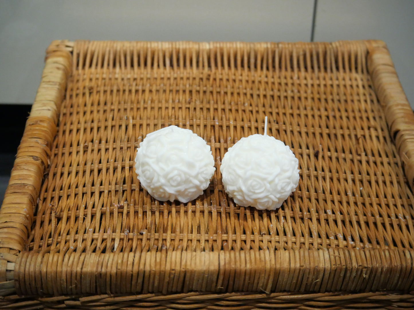 Bougie Sphère Fleurie